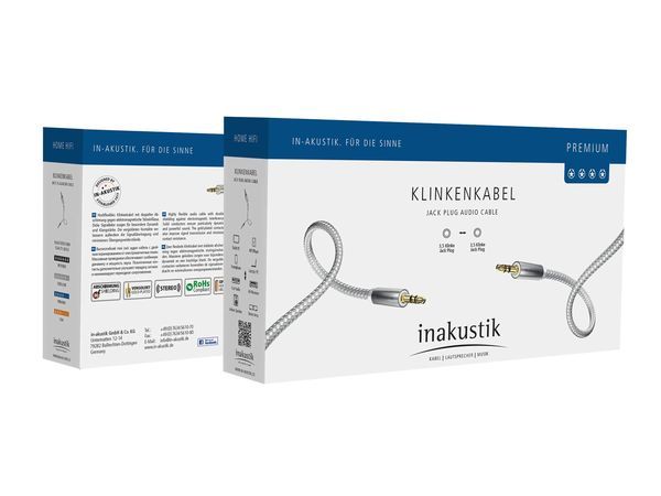 Кабель Inakustik Premium 3,5mm Mini Jack > 3,5mm Mini Jack 1,5m
