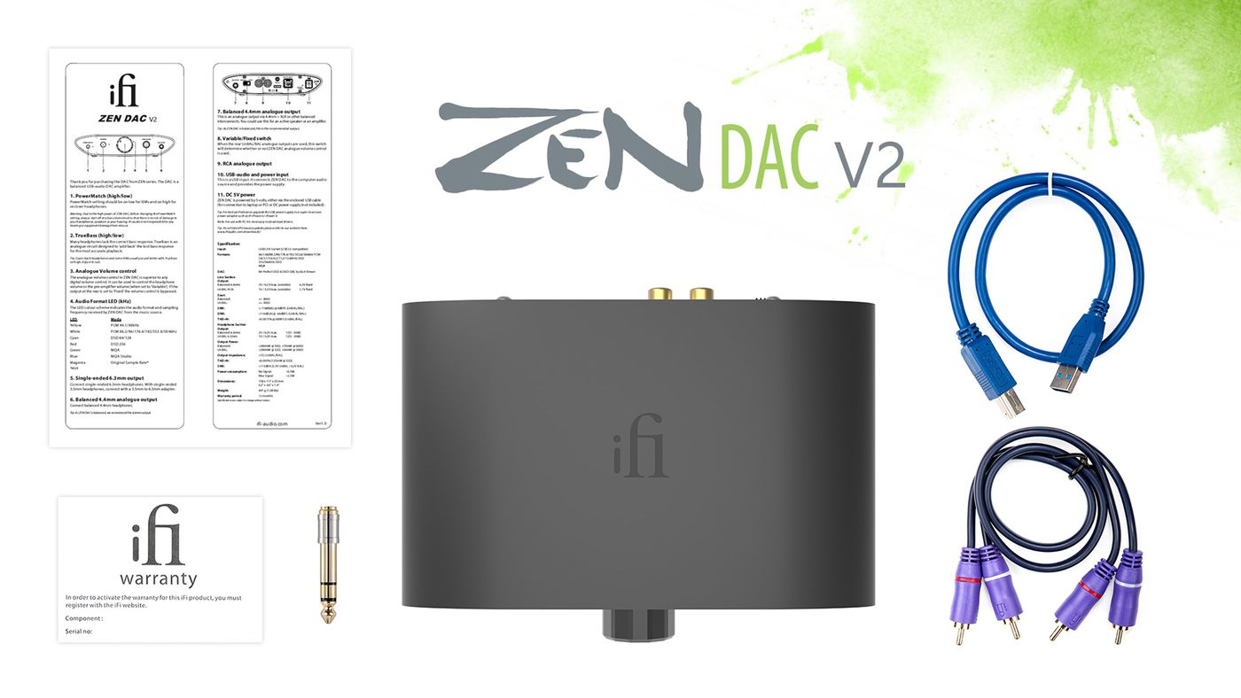 ЦАП та підсилювач iFi Zen DAC V2 Black