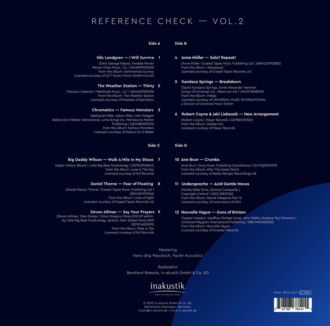 Вінілова платівка Збірник - Canton LP Reference Check Vol. II