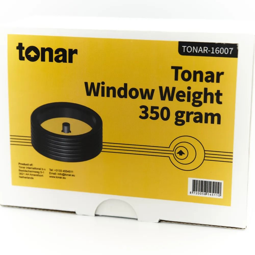 Клемп (притиск) для грамплатівок Tonar Window Weight (350 Grams) Black, art 6007