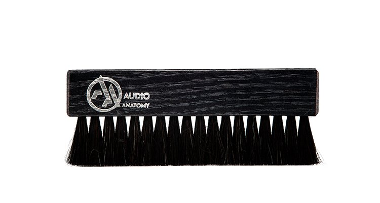 Щётка Audio Anatomy Oak/Wood Brush Black With Antistatic Goat And Nylon Fiber