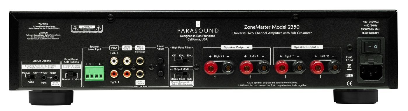 Інсталяційний підсилювач Parasound Zone Master 2350