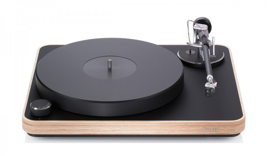 Програвач вінілових дисків: Clearaudio Concept Black with Wood (TP054/Wood)