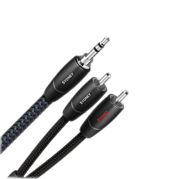 Межблочный кабель AUDIOQUEST SYDNEY 3.5mm > RCA 1,5 м.