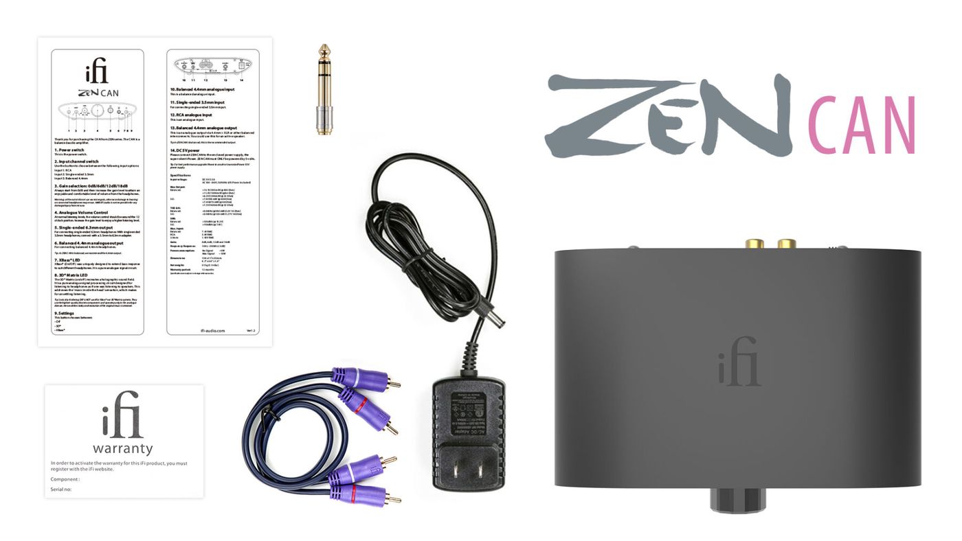 Підсилювач для навушників iFi ZEN CAN Black