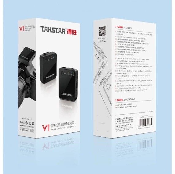 Мікрофон Takstar V1 Single Wireless Lavalier Video Microphone