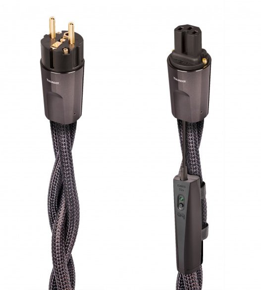 Силовой кабель AUDIOQUEST 1.0m NRG THUNDER EU IEC15 AC CORD