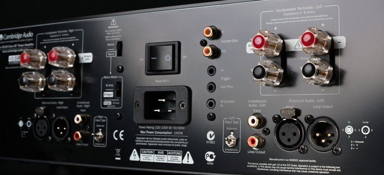 Підсилювач потужності Cambridge Audio Azur 851W Black