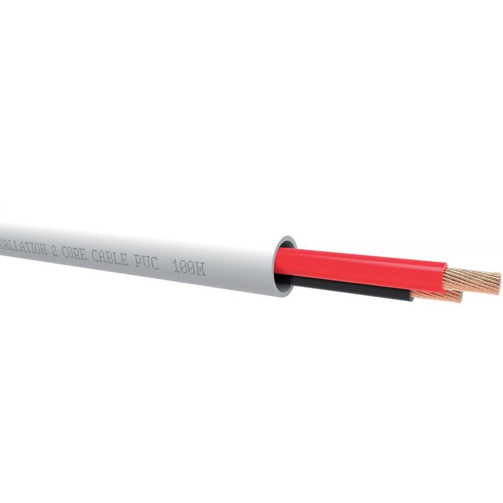 Акустичний кабель QED QX16/2 White PVC Flame-RET (QE4130) 1m