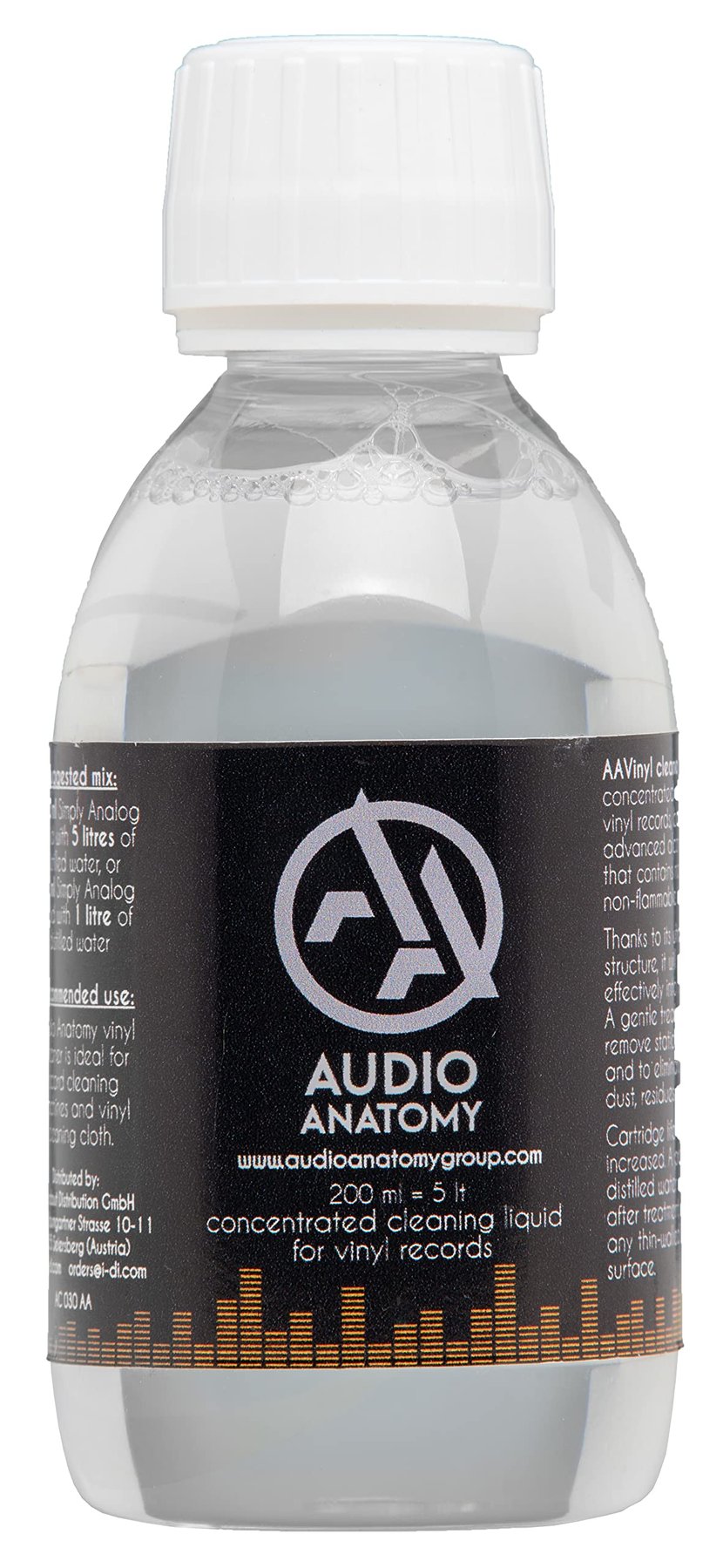 Концентрат моющей жидкости для грампластинок Audio Anatomy Cleanning Concentrate (200 мл на 5 л.) Авс