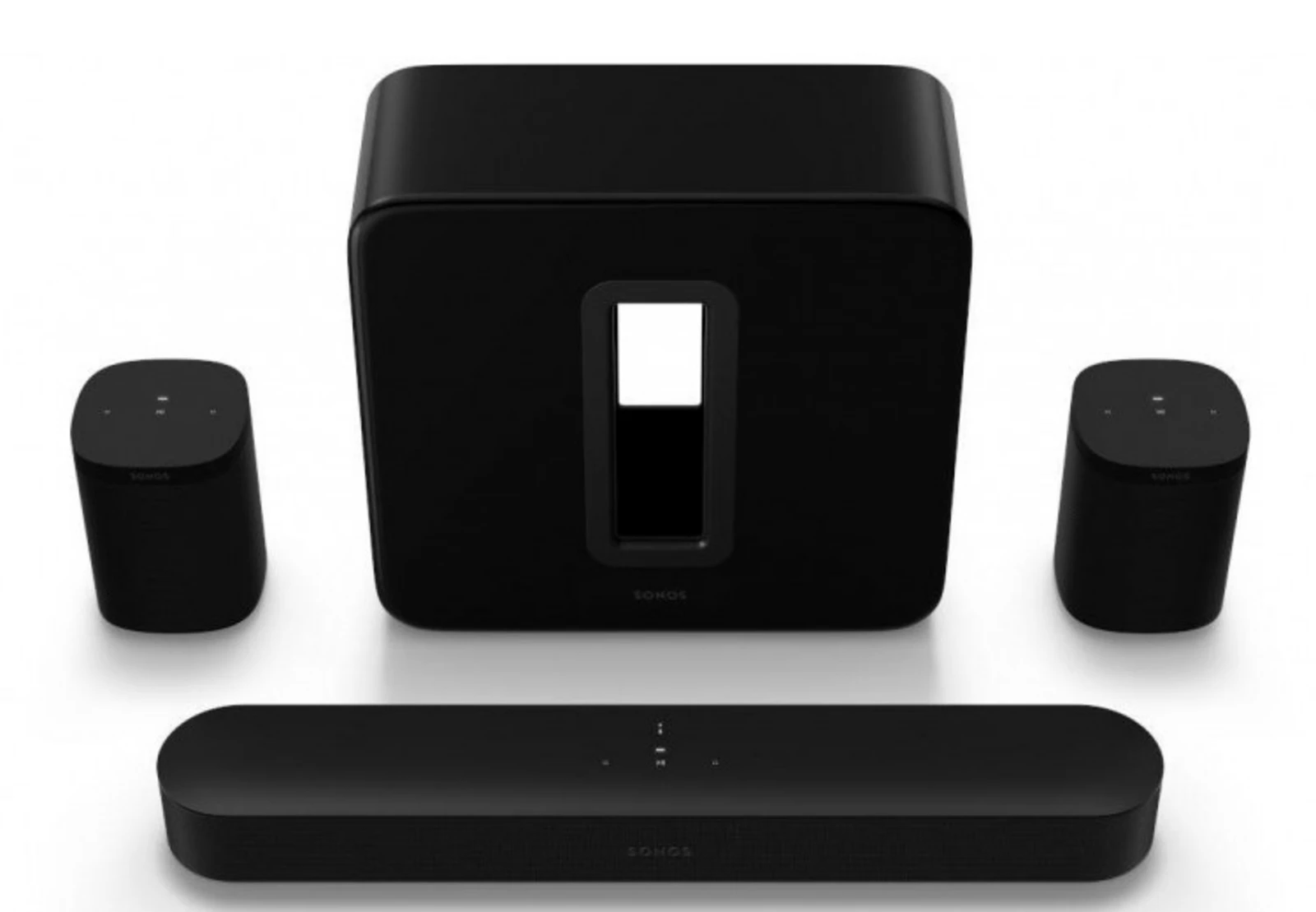 Комплект акустики Sonos 5.1. Playbar, Sub & One SL Black