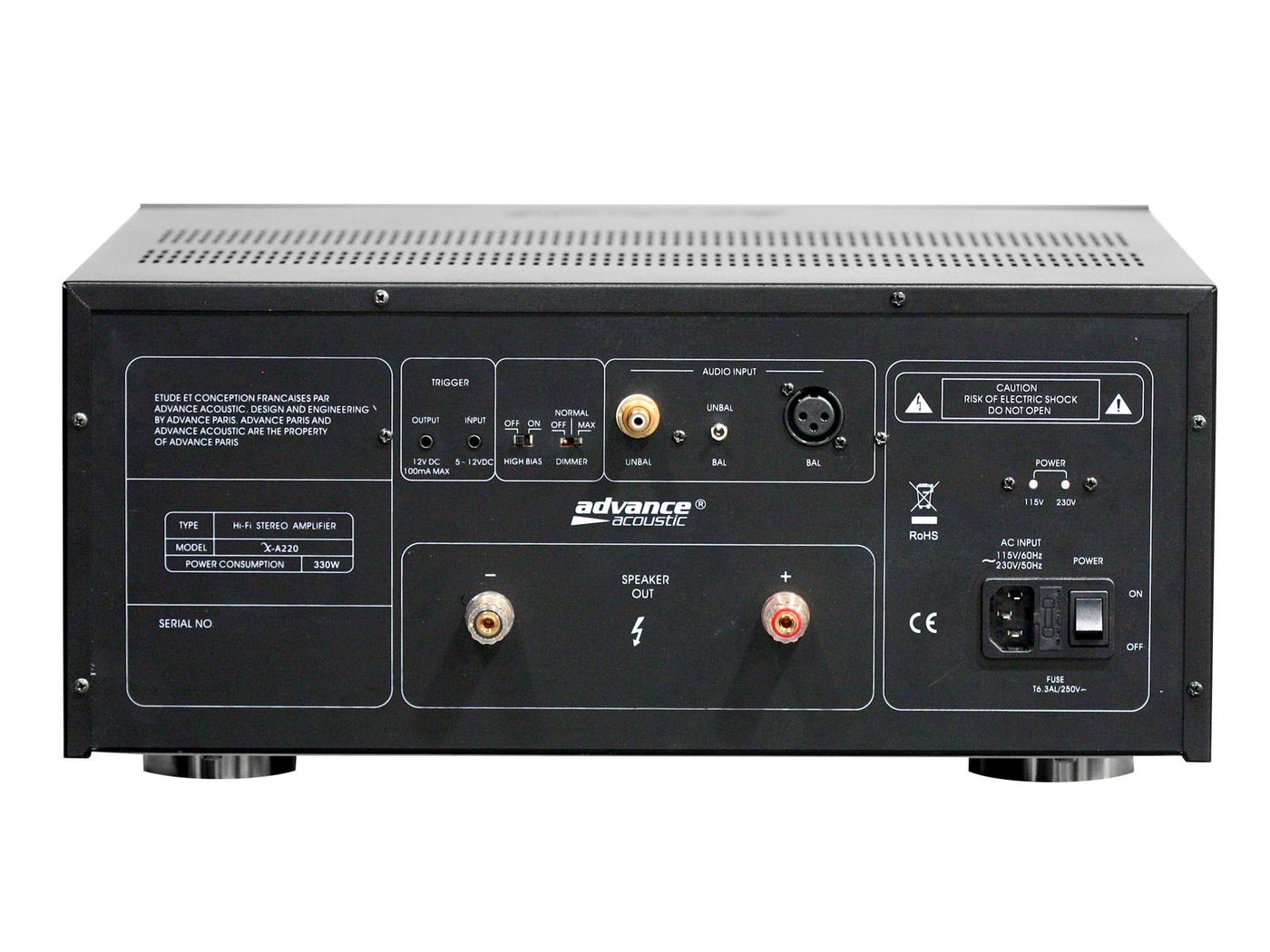 Підсилювач потужності Advance Acoustic X-A220 Black