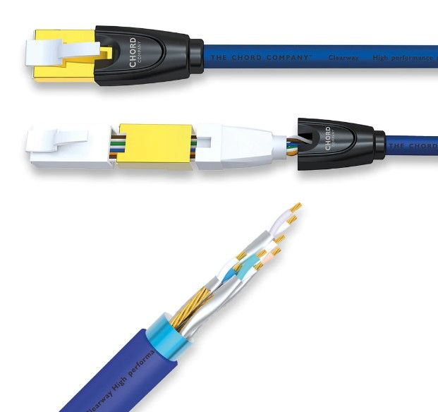 Кабель Ethernet RJ 45 CHORD Clearway Digital Streaming 0.75m