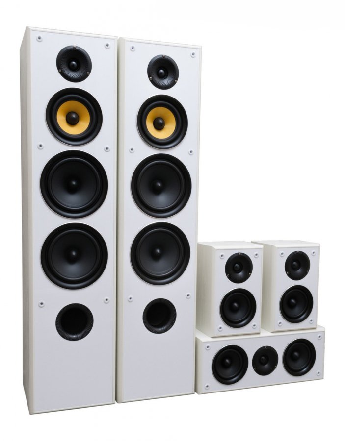 Комплекти акустики TAGA Harmony TAV-606SE Set 5.0 White