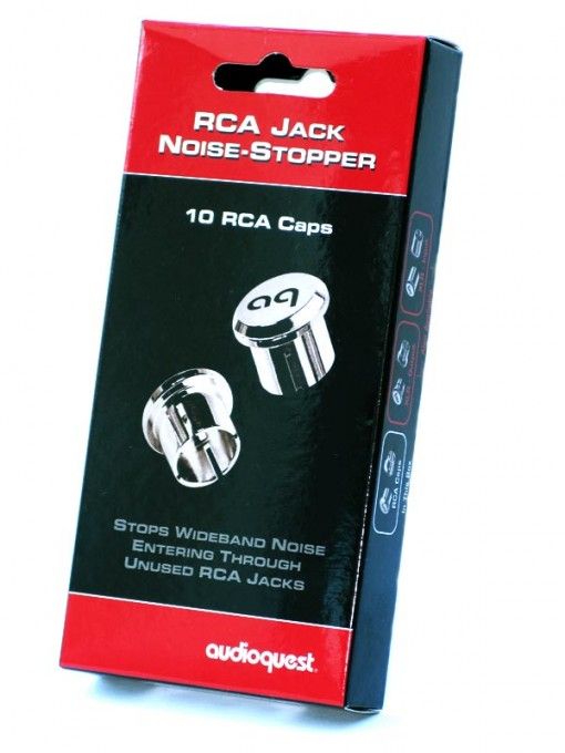 Завадозахисні ковпачки AUDIOQUEST NOISE-STOPPER RCA JACK Set / 10