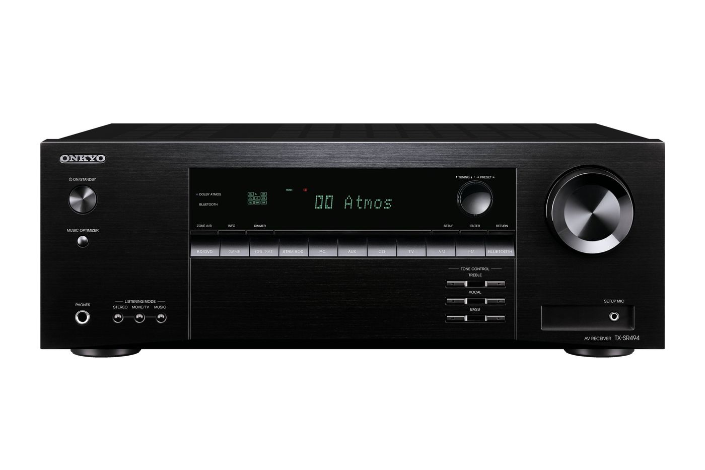 Домашний кинотеатр Onkyo TX-SR494 DAB Black+Jamo S 807 HCS Walnut