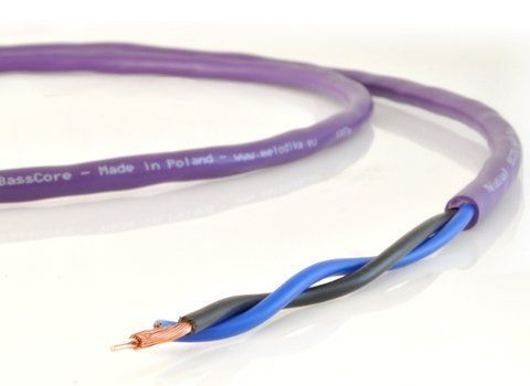 Акустичний кабель Melodika Purple MDC2250 OFC 4N 2x2,5mm2 Speaker cable with BassCore line