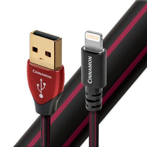 Кабель AUDIOQUEST HD 1.5m, USB CINNAMON A > LIGHTNING