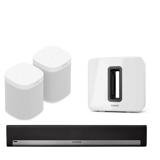 Акустическая система Sonos 5.1. Playbar, Sub & One SL White