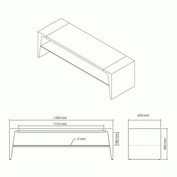 Cтойка для AV-техники Norstone Arken 1200 Bamboo