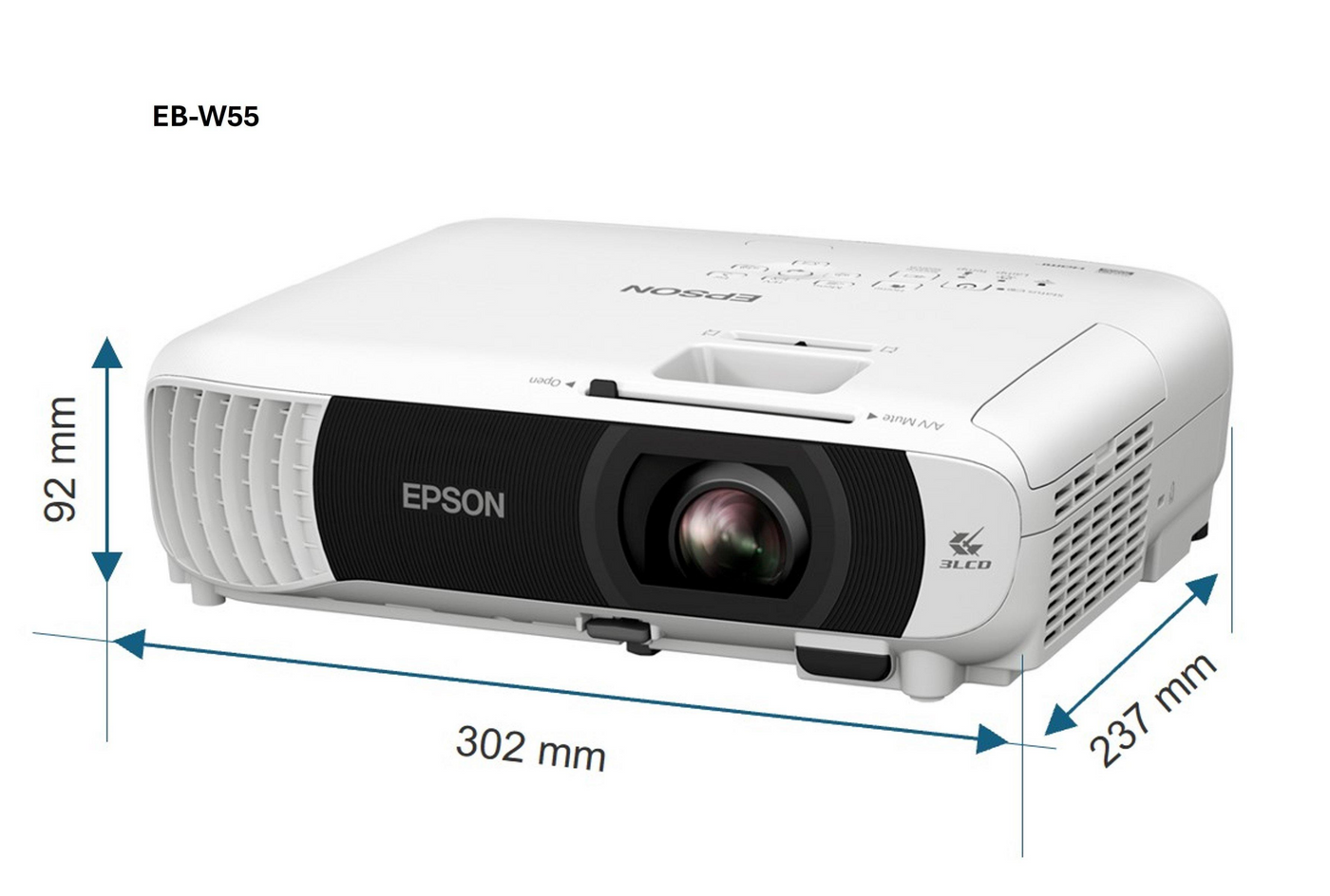 Проектор Epson EB-W55 (V11HB58042)