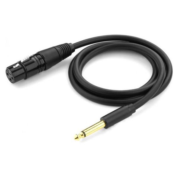 Кабель UGREEN AV131 Jack 6.3 mm to XLR Female AV Cable, 3 m Black (20720)