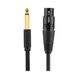 Кабель UGREEN AV131 Jack 6.3 mm to XLR Female AV Cable, 3 m Black (20720)