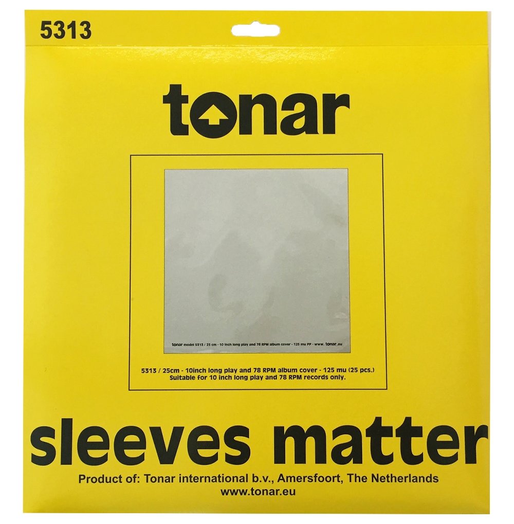 Упаковка зовнішніх пакетів-обкладинок для 10" грамплатiвок Tonar (25 шт.), art 5313