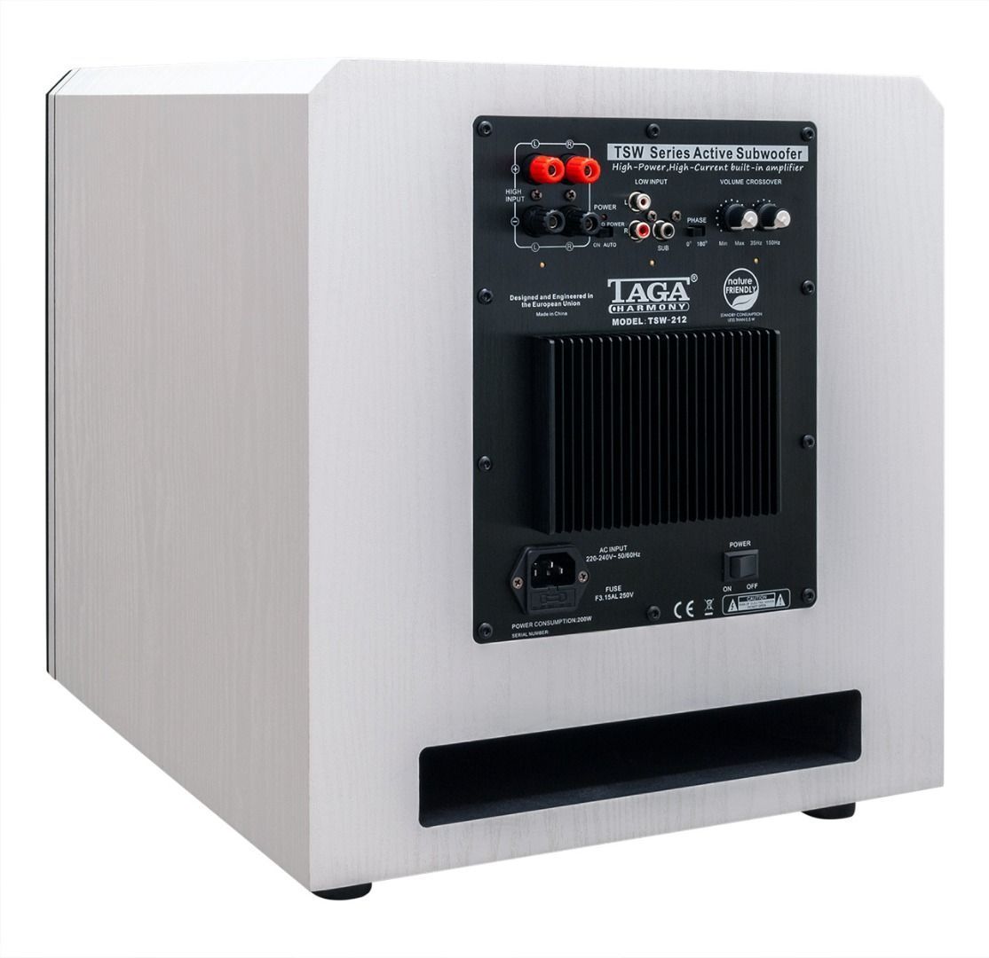 Сабвуфер TAGA Harmony TSW-212 White