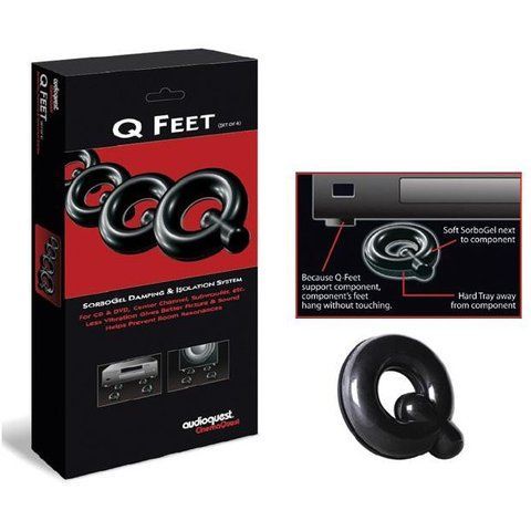 Вібропоглинаючі опори AudioQuest Sorbogel Q-feet System 4шт.