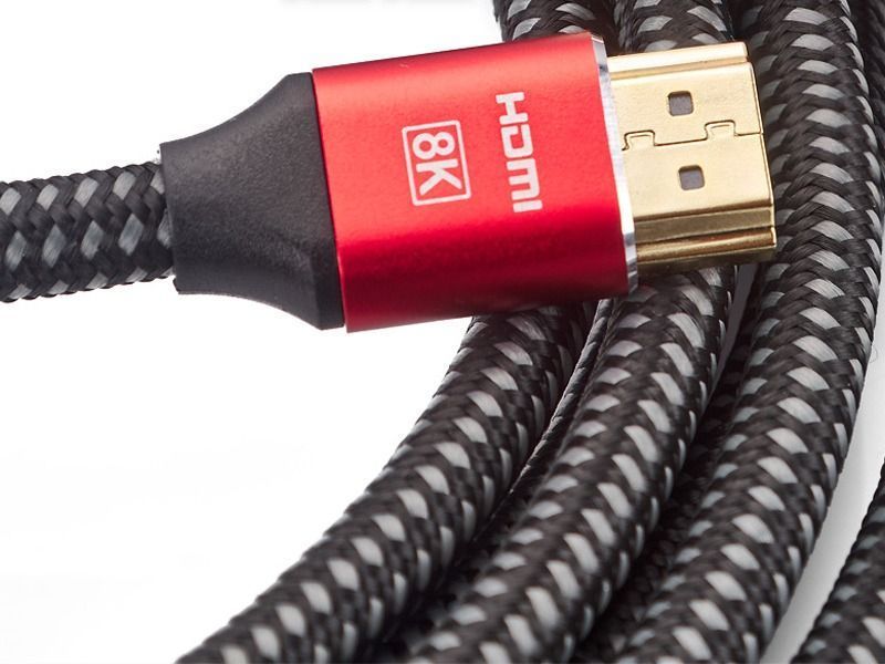 HDMI кабель TTAF HDMI 2.1 Cable Red 24K Gold 0.75m