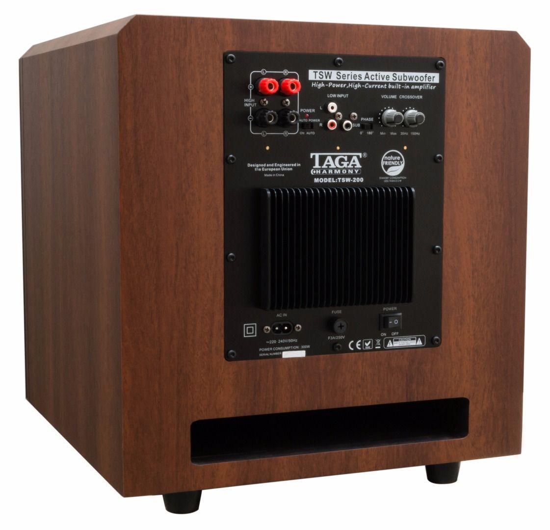Сабвуфер TAGA Harmony TSW-200 Walnut