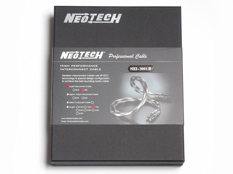 Межблочный кабель Neotech NEI-3001 MK3 UPOCC 2x1m XLR