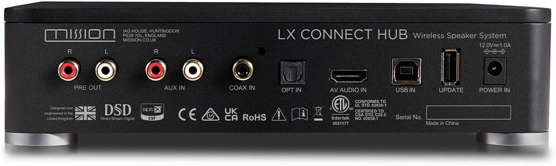 Бездротова акустична система Mission LX CONNECT Lux Black