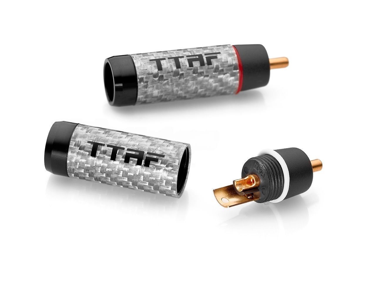 Разъемы TTAF 93502 Professional RCA Connector Carbon