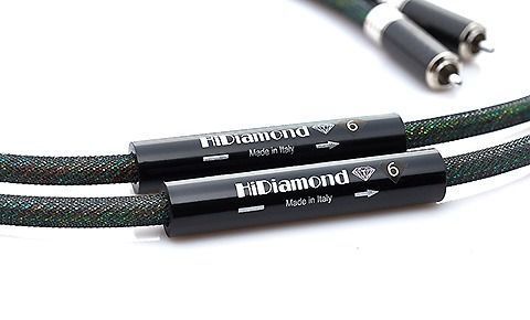 Межблочный кабель HiDiamond Signal Diamond 6 RCA 1m