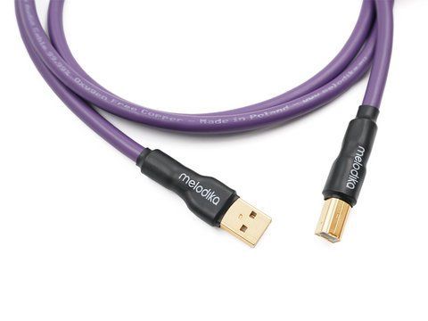 USB кабель Melodika Purple MDUAB15 USB 2.0 cable type A-B 1,5m