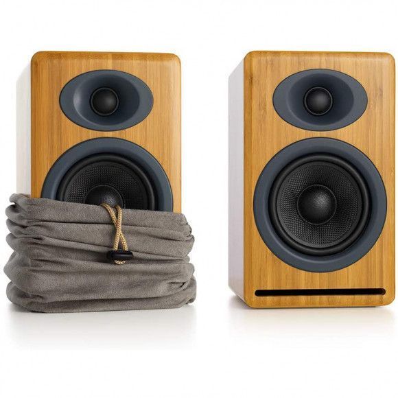 Акустична система Audioengine P4-Natural Bamboo