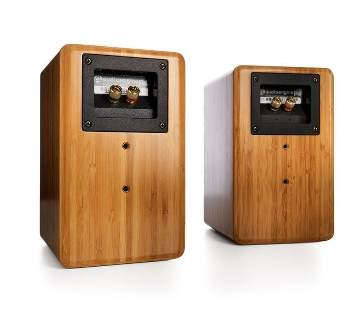 Акустична система Audioengine P4-Natural Bamboo