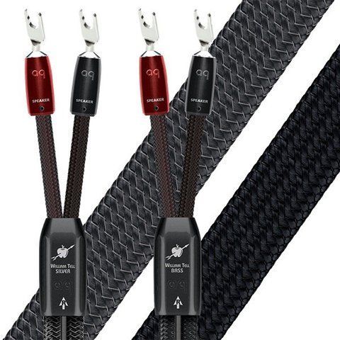 Кабель AUDIOQUEST William Tell Silver FR Spade > Spade 4.0m