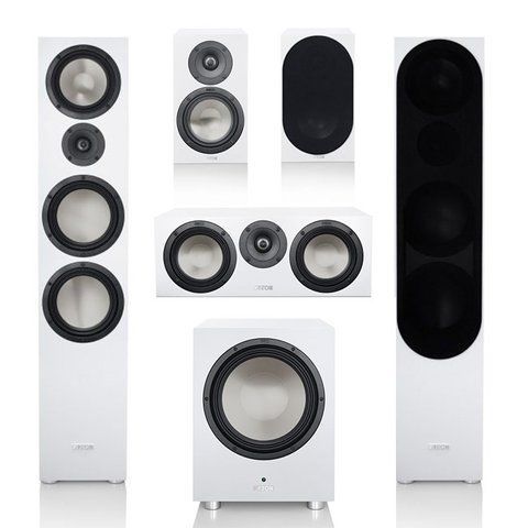 Комплект акустики 5.1 Canton GLE 90 + GLE 20 + GLE 50 Center + Power Sub 12 White