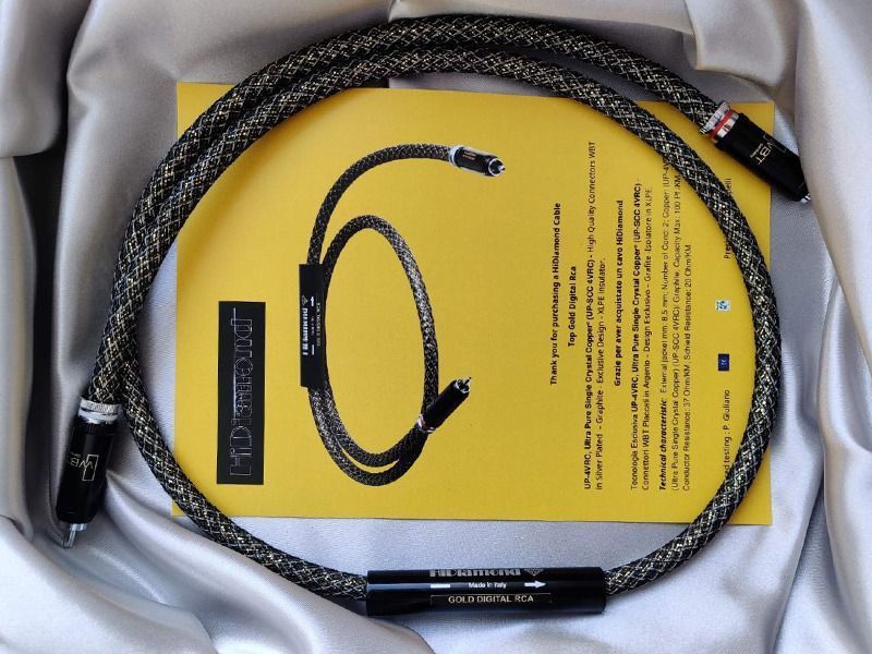 Цифровой кабель HiDiamond Gold Digital RCA 1m
