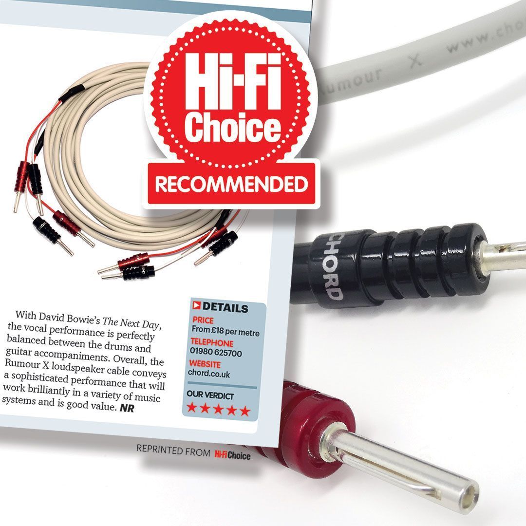 Акустичний кабель Chord RumourX Speaker Cable 3m