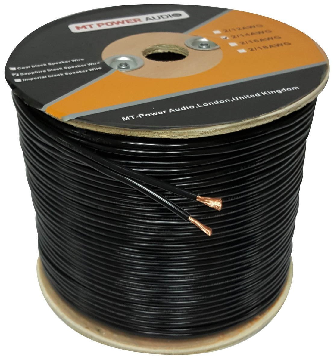 Акустический кабель MT-Power Sapphire black Speaker Wire 2/18 AWG (экв. сеч. 2 x 1,0 mm2)