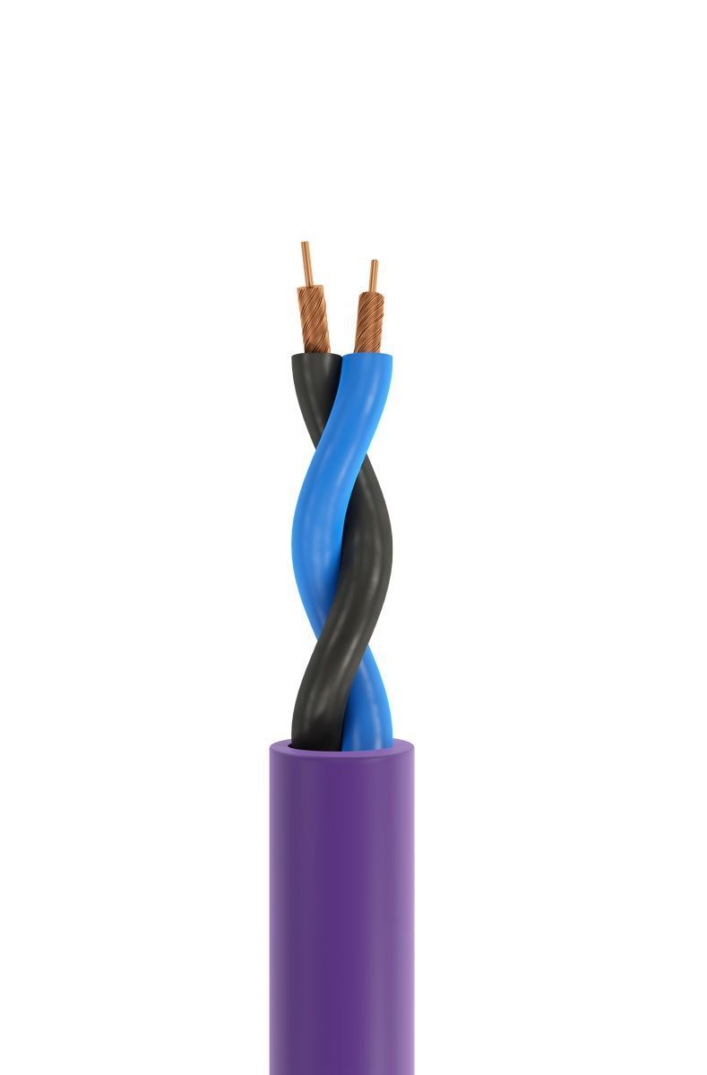 Акустичний кабель Melodika Purple MDSC2530 Speaker cable OFC 4N 2x2,5mm2 3m