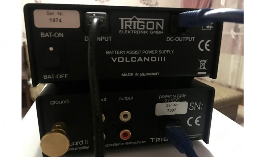 Аккумуляторный блок питания Trigon VOLCANO III Silver Anodised для Vanguard II, III