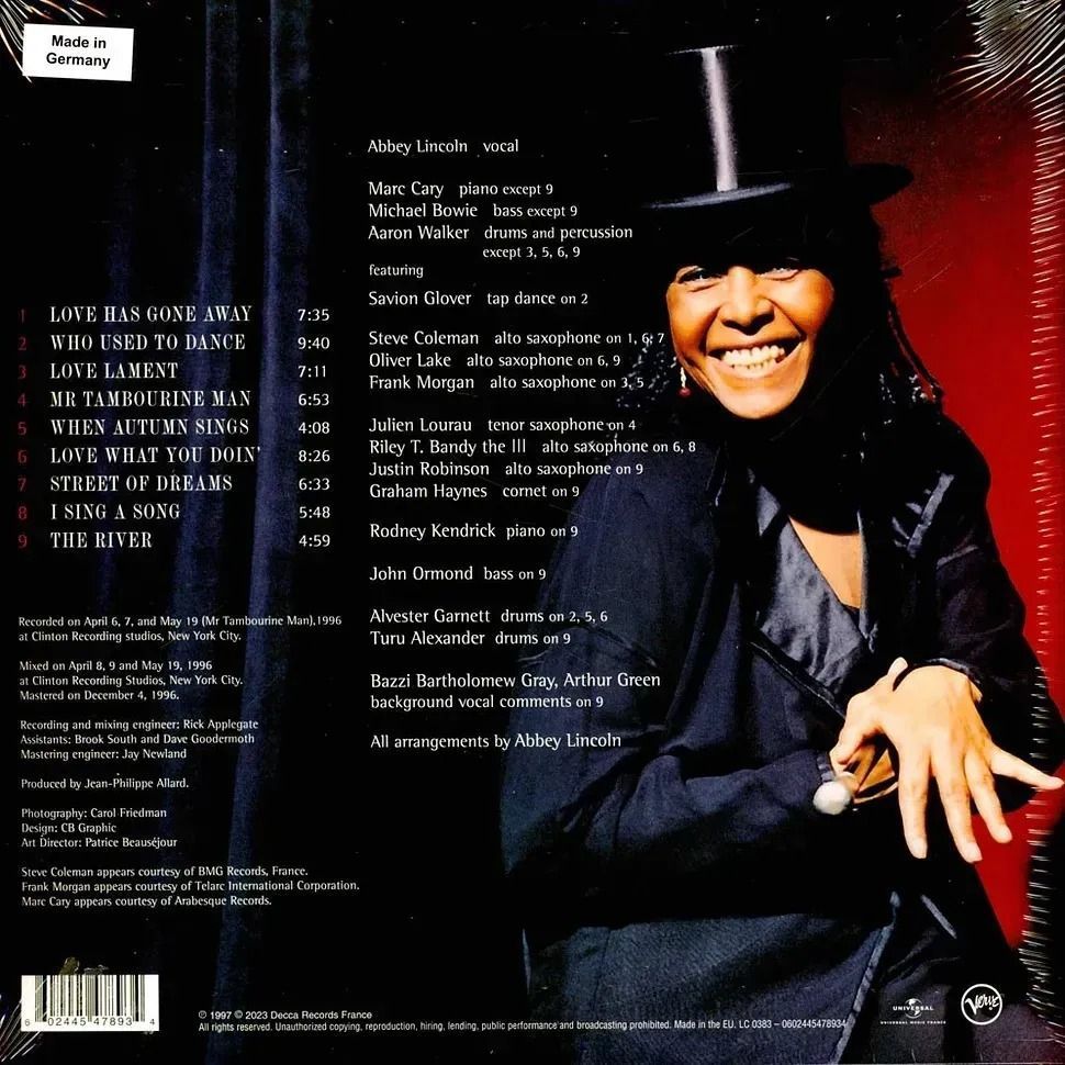 Вінілова платівка Abbey Lincoln &ndash; Who Used To Dance (2LP)