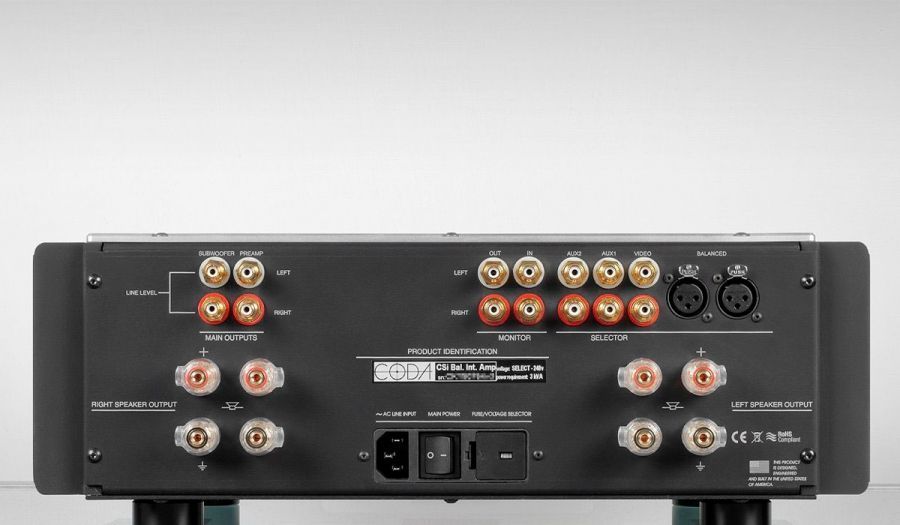 Интегральный усилитель CODA Control Amplifier CSi Balanced (V1,V2,V3) Black