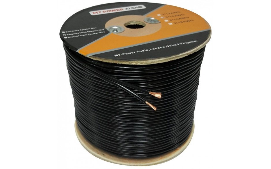 Акустический кабель MT-Power Sapphire black Speaker Wire 2/16 AWG (экв. сеч. 2 x 1,5 mm2)