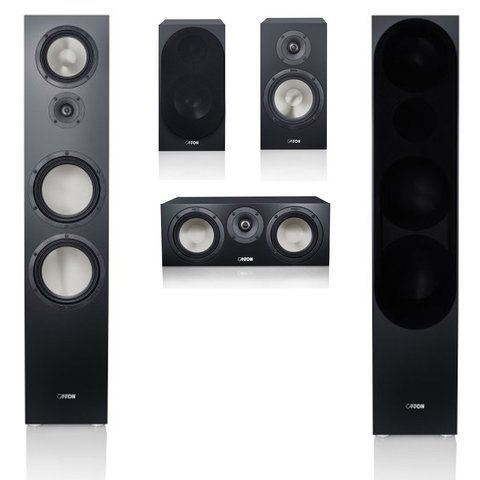 Комплект акустики 5.0 Canton GLE 100 + GLE 30 + GLE 50 Center Black